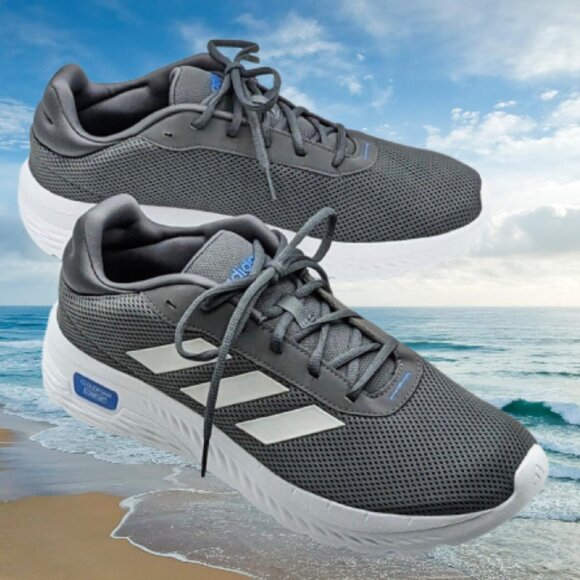 adidas Cloudfoam Comfy Sneaker Men's Shoes Running Athletic Size 8.5/9/9.5 New - Picture 1 of 2